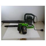 Greenworks 14" Corded Chainsaw with Blower/Vacuum