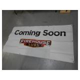 Firehouse Subs Coming Soon Vinyl Banner - 35x71"