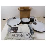 Lot of New Yellowstone Ceramic Diningware &