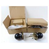 Lot of 2 New Door Knob Sets