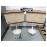 Rare Vintage Bose 90I-II Pedestal Speakers with