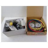Lot of Misc. Pressure Gauges & Related