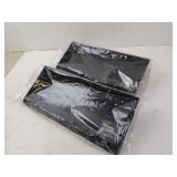 Two New Plastic Wall Mount Restaurant Shelves -