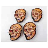 Lot of 25 New Skull 5" Biker Patches