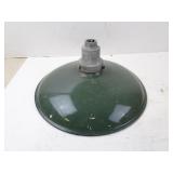 Vintage Enameled Metal Light Fixture