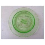 Vintage Hazel-Atlas Uranium Glass Ashtray with