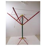 Vintage Mini Sized Umbrella Clothesline Rack -