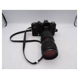 Vivitar 220/SL 35mm SLR Film Camera w/ Telephoto