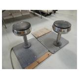 Pair of Vintage Chrome Soda Diner Stools