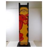 Metal Fireball Whisky Store Display Dispenser 41"