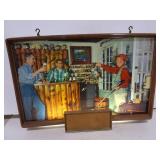 Vintage Lighted Hanging Bar Sign - Used to have