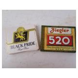 Lot of Unused Vintage Black Pride Lager & Ziegler