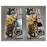 Wisconsin Sports Cornhole Boards with Matching