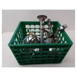 Lot of Vintage Bike Lamps & Horn