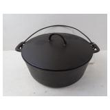 Rare Erie Pre-Griswold Cast Iron #9 Dutch Oven