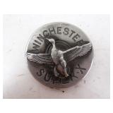 Vintage Winchester Super-X Metal Belt Buckle