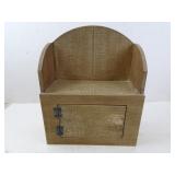 Small Wood Wall Hang Shelf/Cupboard 12" x 9.5"