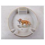 Vintage Wisconsin Porcelain Co. Hunting Dog Ash