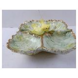 Vintage Ucagco Japan 4-Part Bird China Dish 10"