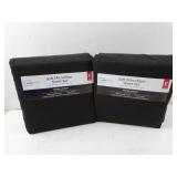 Lot of 2 New Mainstays Full Size Black Bed Sheets