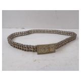 Metal Motorcycle Chain Belt 32" Max