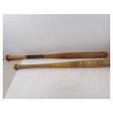 Lot of 2 Vintage Wood Baseball Bats