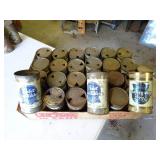 Lot of Vintage Pabst Blue Ribbon Flat Top Beer