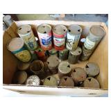 Lot of Vintage Flat Top Beer Cans - Rougher