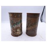 Lot of 2 Vintage Bosch Beer Houghton MI Flat Top