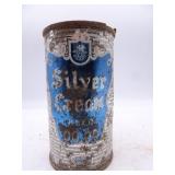 Vintage Silver Cream Beer Menominee MI Flat Top