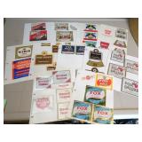 Lot of Vintage Waukesha WI Beer Bottle Labels -