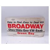 Vintage Broadway Auto Green Bay WI Plastic