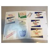 Lot of Vintage Oconto WI Beer Bottle Labels -
