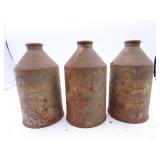 Lot of 3 Vintage Jung Pilsner Beer Random Lake WI