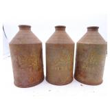 Lot of 3 Vintage Jung Pilsner Beer Random Lake WI