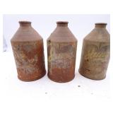 Lot of 3 Vintage Jung Pilsner Beer Random Lake WI