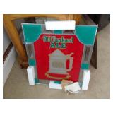 Vintage Old Tankard Ale Faux Stained Glass