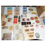 Large Lot of Vintage Wisconsin Beer Bottle Labels