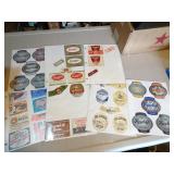 Lot of Misc Vintage Beer Bottle Labels
