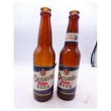 Lot of 2 Vintage Oconto Beer 12oz Amber Bottles