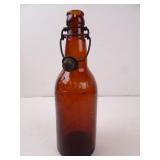 Kurth Brewery Columbus Wis Amber Bottle with Cap