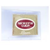 Vintage White Cap Beer Two Rivers WI Gold Bottle