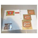 Lot of Vintage Slinger WI Beer Bottle Labels -