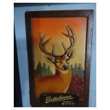 Gentleman Beer Embossed Buck Sign 10.5"x16.5"
