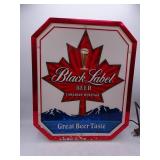 Black Label Canadian Beer Bar Light 13"x16"