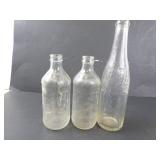 Three Clear Pepsi / Diet Pepsi Bottles