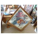 New 27" Miller High Life "Sly" Diamond Bar Mirror