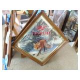 New 27" Miller High Life "Sly" Diamond Bar Mirror