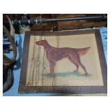 Vintage Kingsbury Beer Cardboard Litho