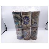Lot of 6 Vintage Pabst Blue Ribbon Flat Top Beer